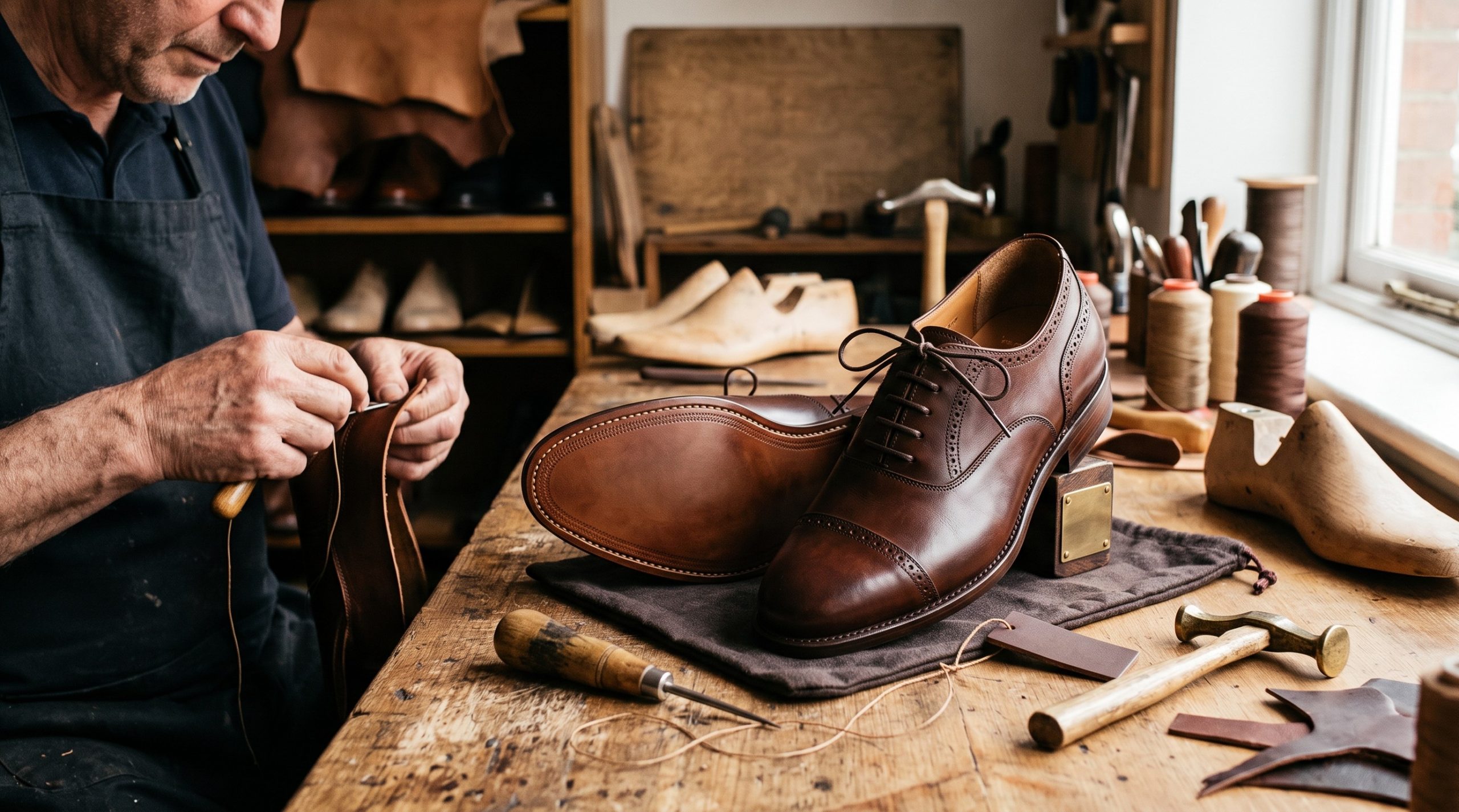 Hand made shoes